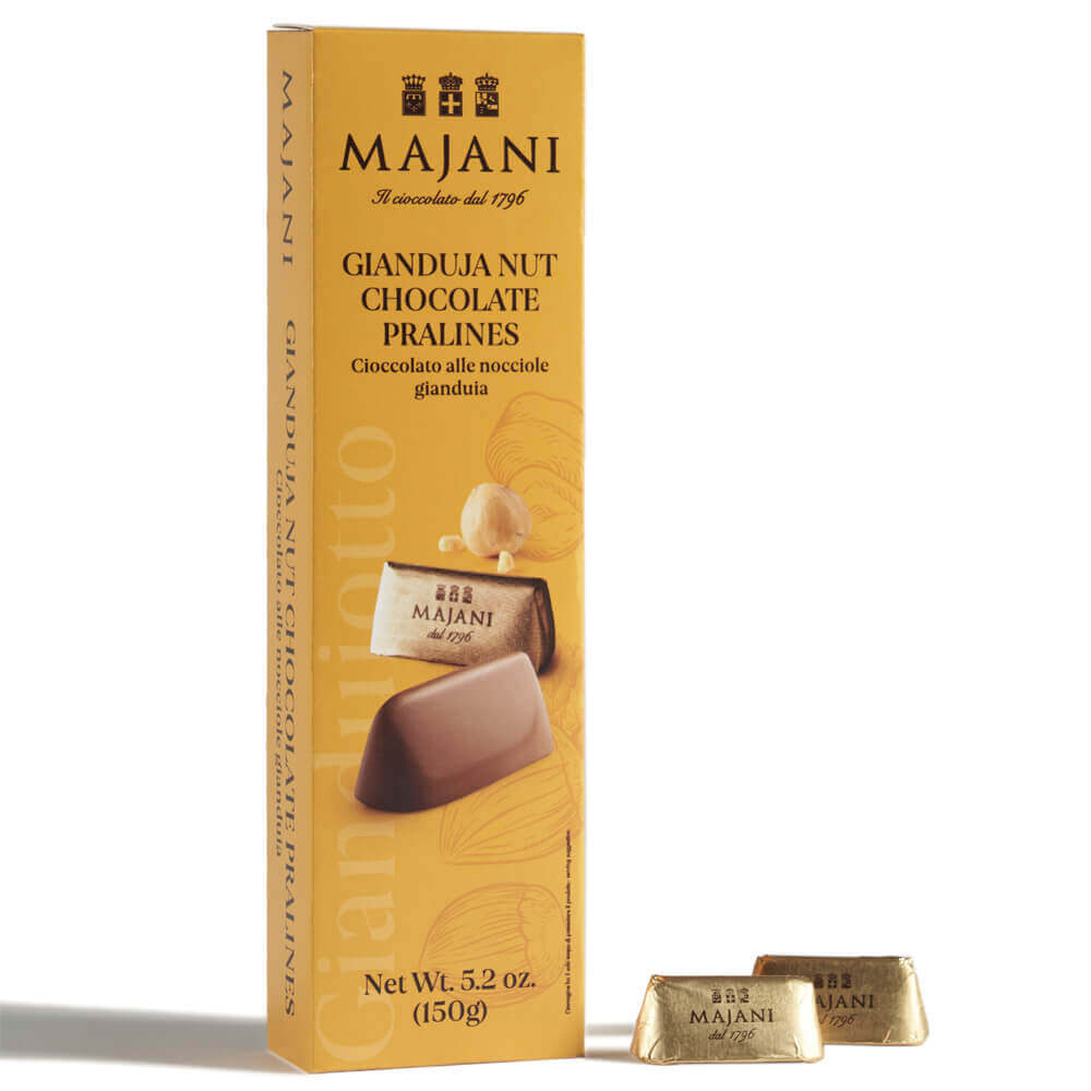 Majani Gianduja Nut Chocolate Pralines Tower 150g